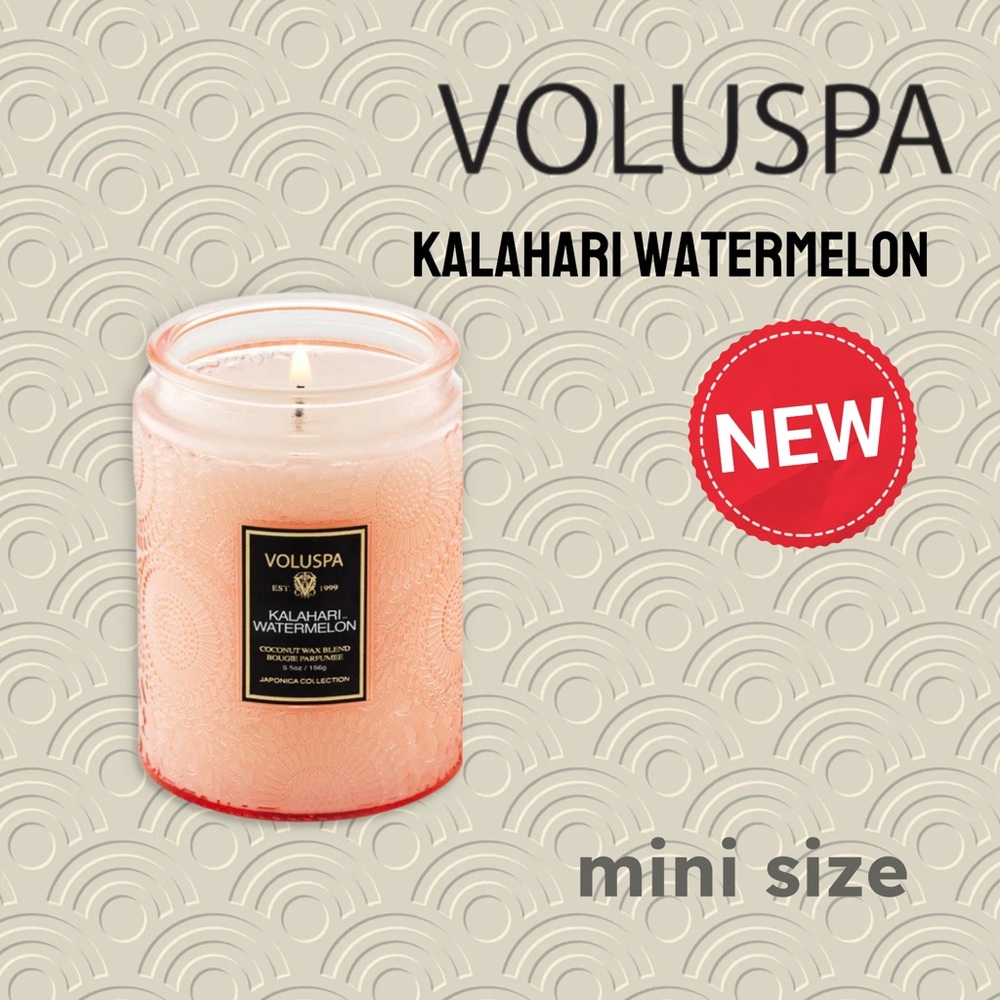 *🆕 *NEW* VOLUSPA | MINI | KALAHARI WATERMELON- Mini Jar glass candle